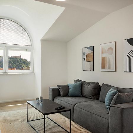 Luxe Penthouse With A Castle View Ljubljana Exterior photo