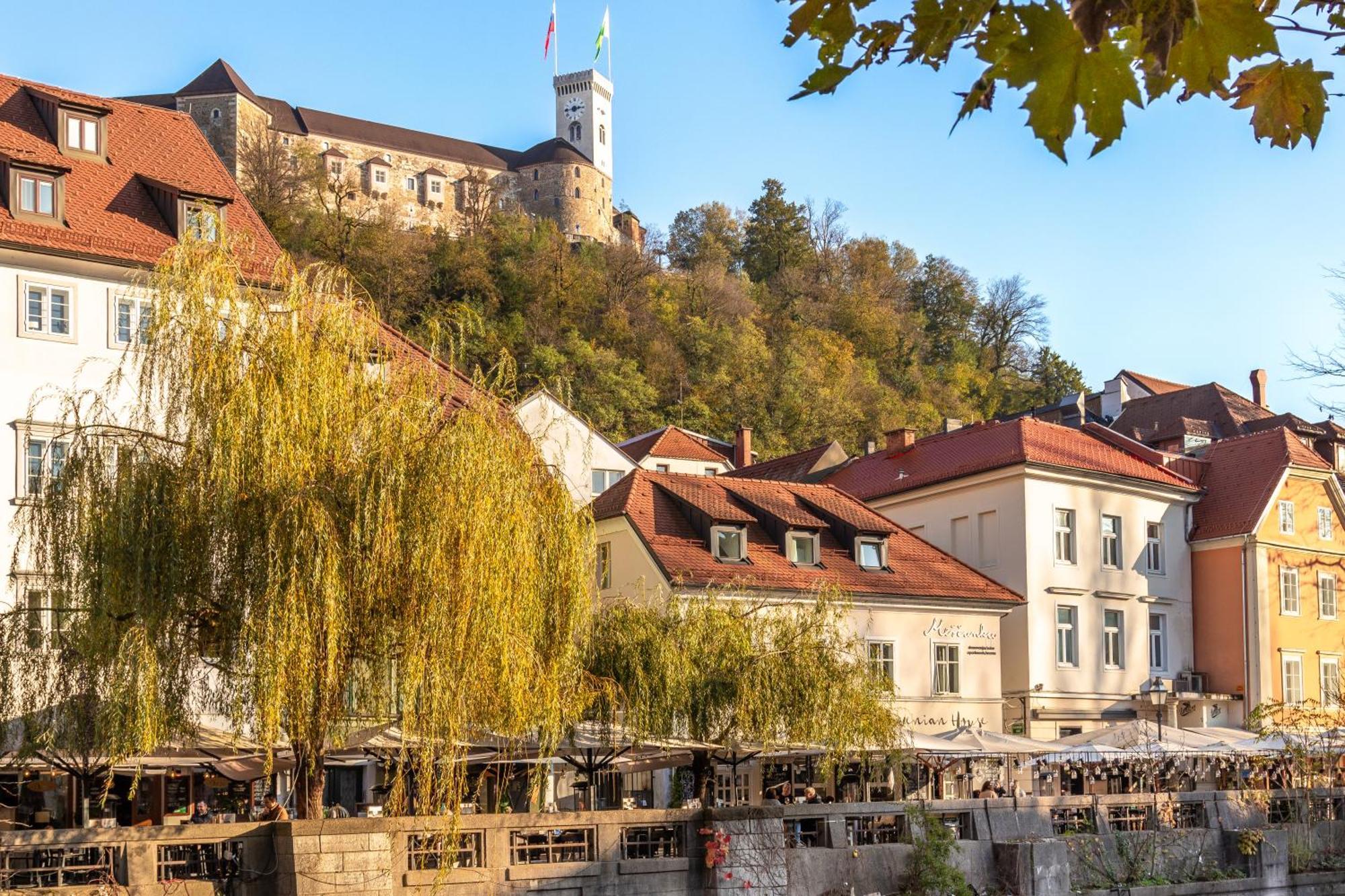 Luxe Penthouse With A Castle View Ljubljana Exterior photo