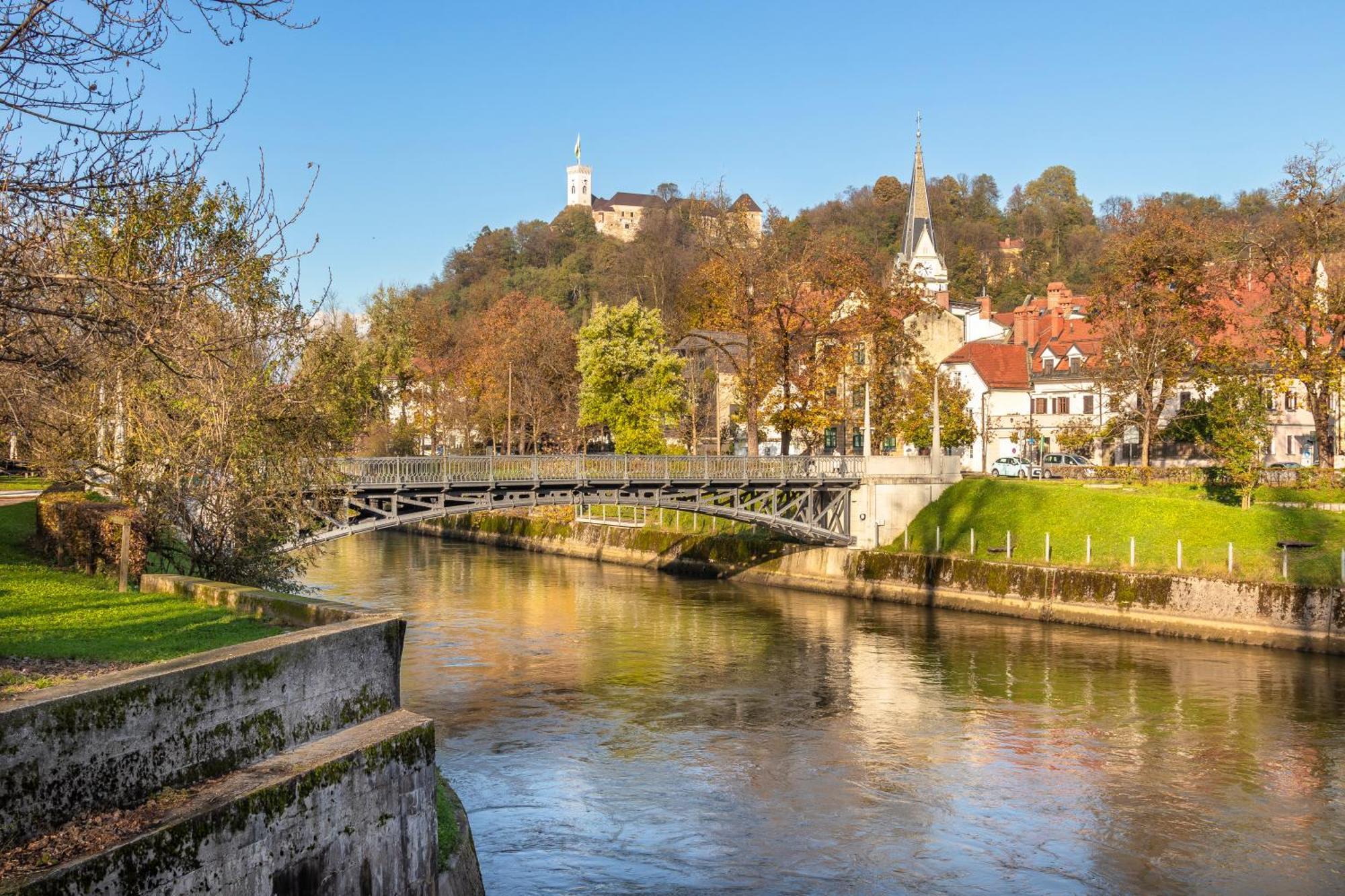 Luxe Penthouse With A Castle View Ljubljana Exterior photo